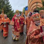 Епископ Георгиевский и Прасковейский Николай возглавил престольное торжество храма Воскресения Словущего города Буденновска