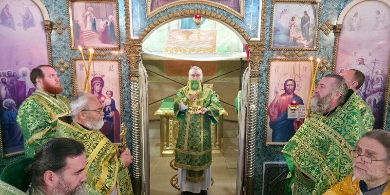 Епископ Георгиевский и Прасковейский Николай совершил Божественную литургию Епископ Георгиевский и Прасковейский Николай совершил Божественную литургию