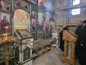Епископ Николай с рабочим визитом посетил храм Воскресения Словущего г. Буденновска1